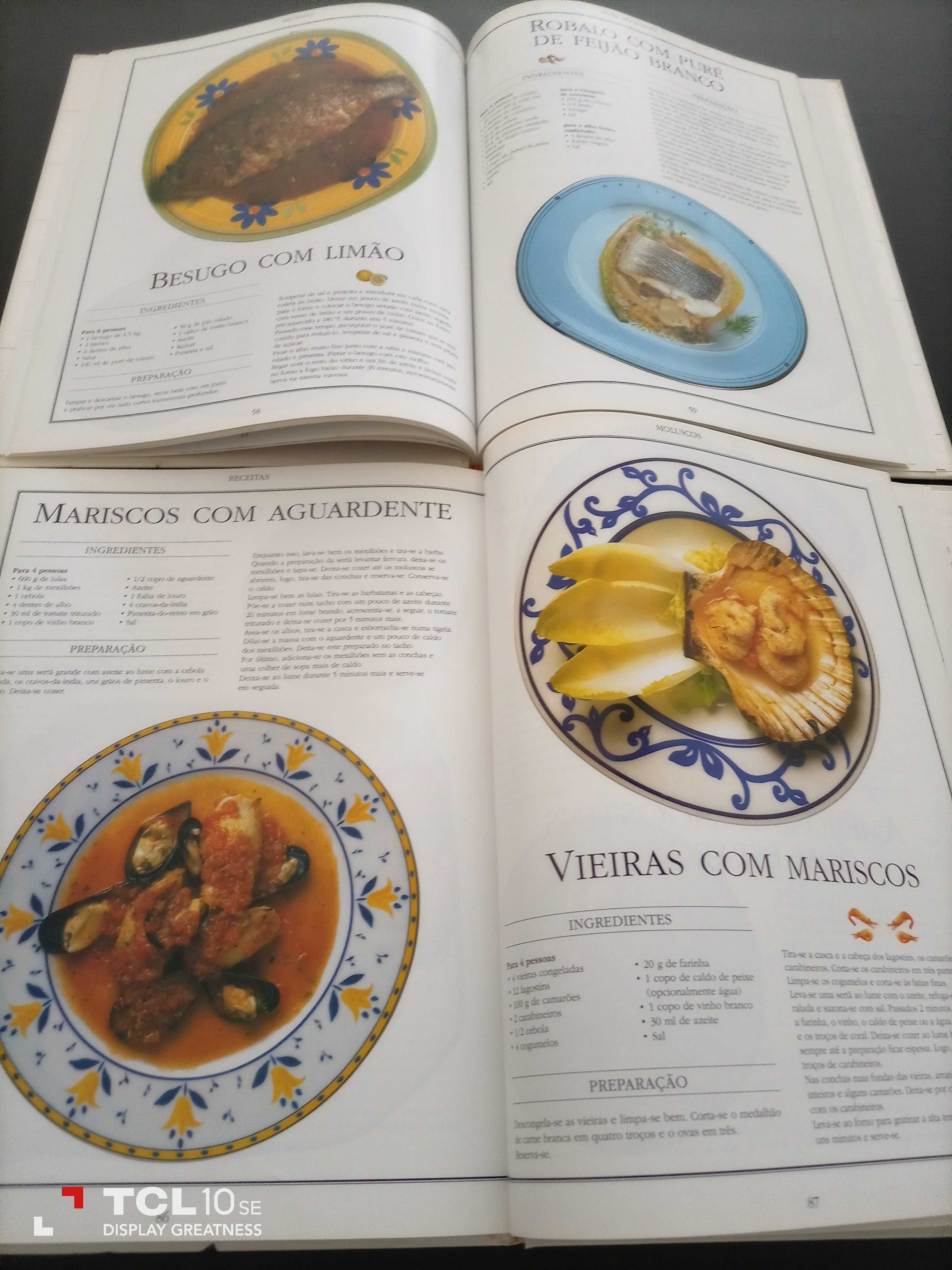 Livros de culinária tamanho A4