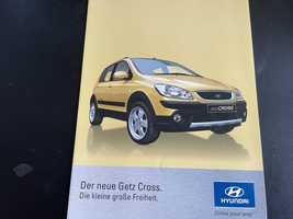 Katalog prospekt Hyundai Getz Cross 6 stron 2007 r.