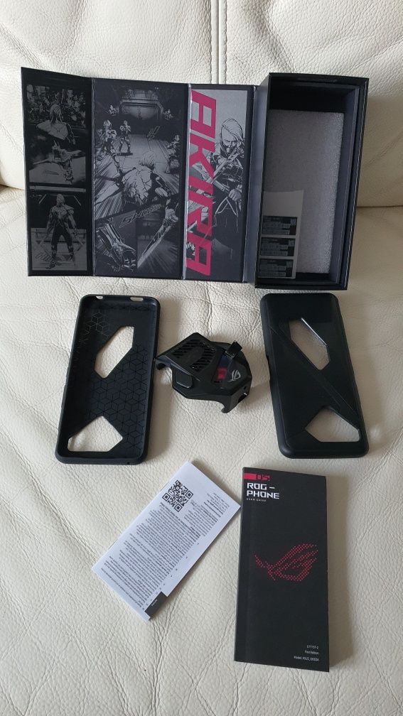 Asus rog phone 5 cooler, pudło , etui