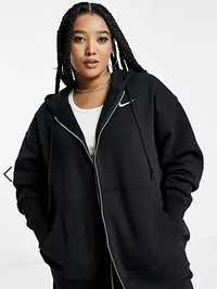 Толстовка Nike Phoenix Fleece oversized full-zip hoodie (plus size)