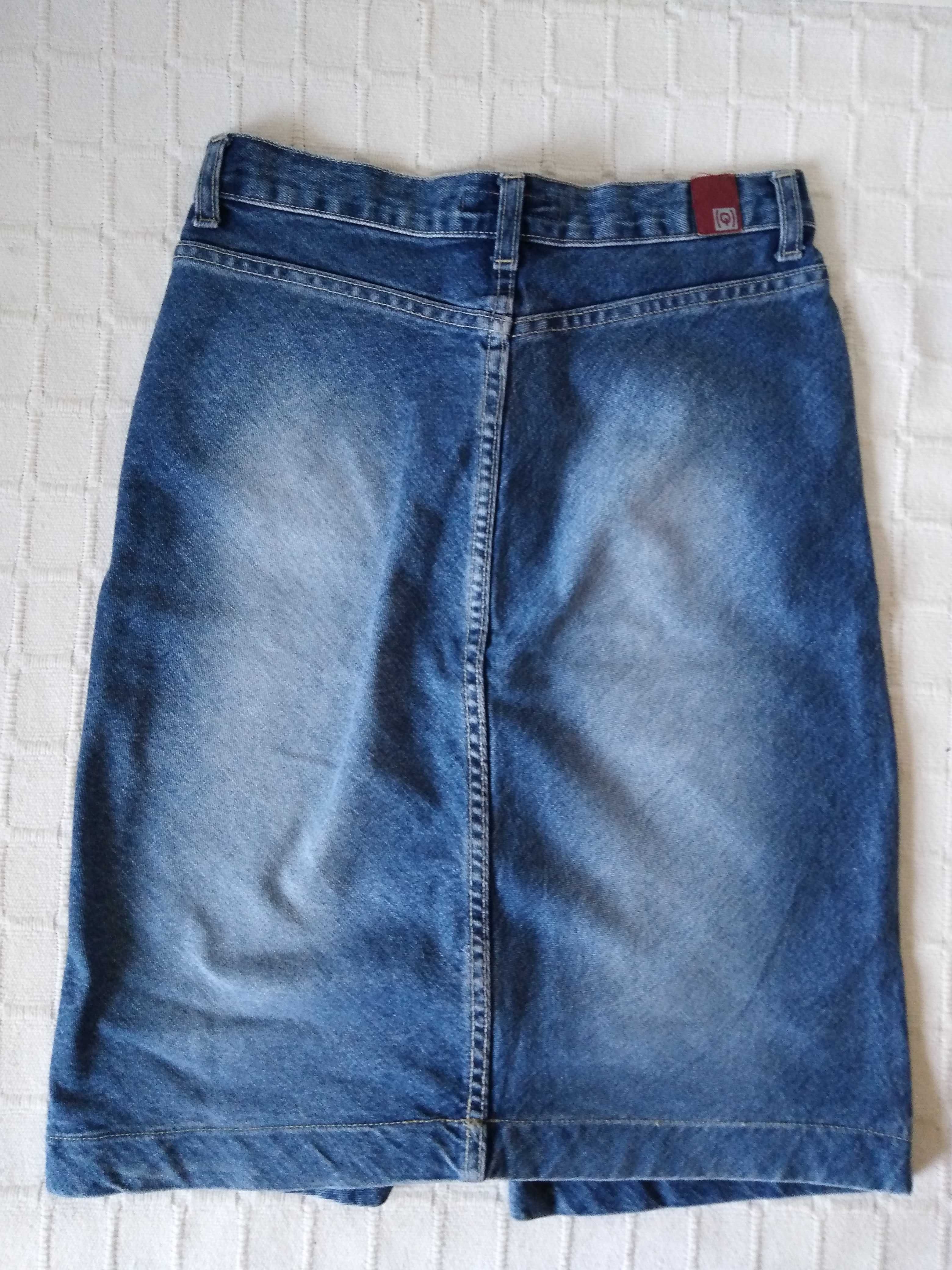 Saias Ganga Azuis Queen Blue Jeans 34