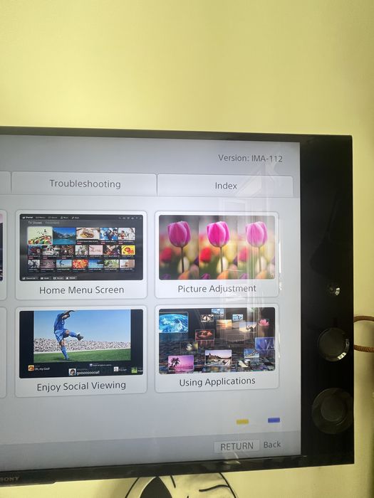 SMART TV Sony Bravia 65” (IMA-112) — Câmara integrada e som premium