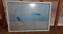 Quadros grandes com imagens de praia