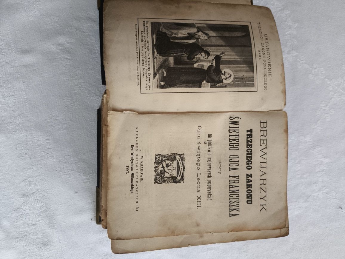 Brewijarzyk Trzeciego Zakonu Świętego Ojca Franciszka z 1887 roku