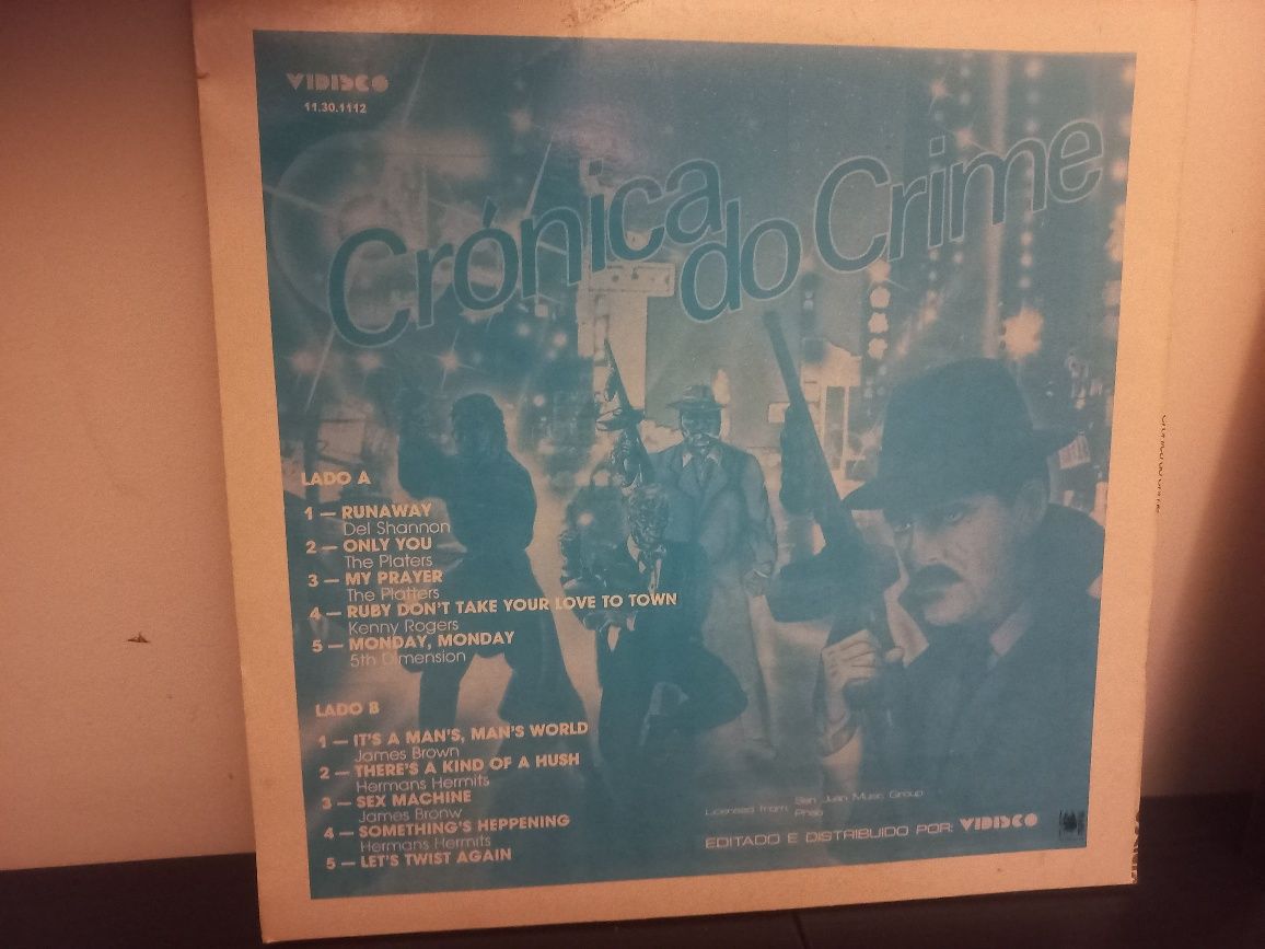 Disco vinil Cronica do Crime
