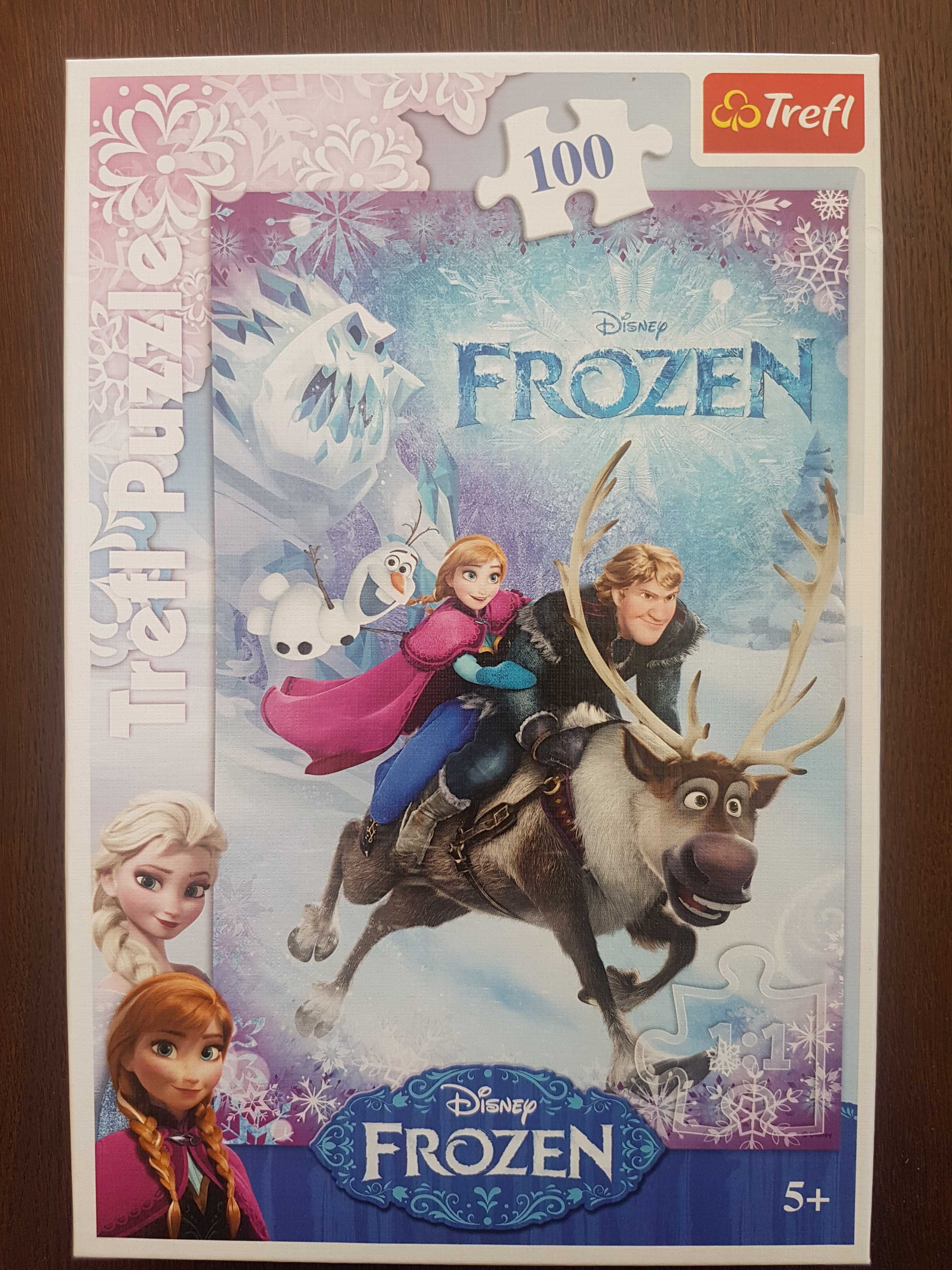 Puzzle Frozen Kraina Lodu Anna i Elsa Trefl 100 elementów
