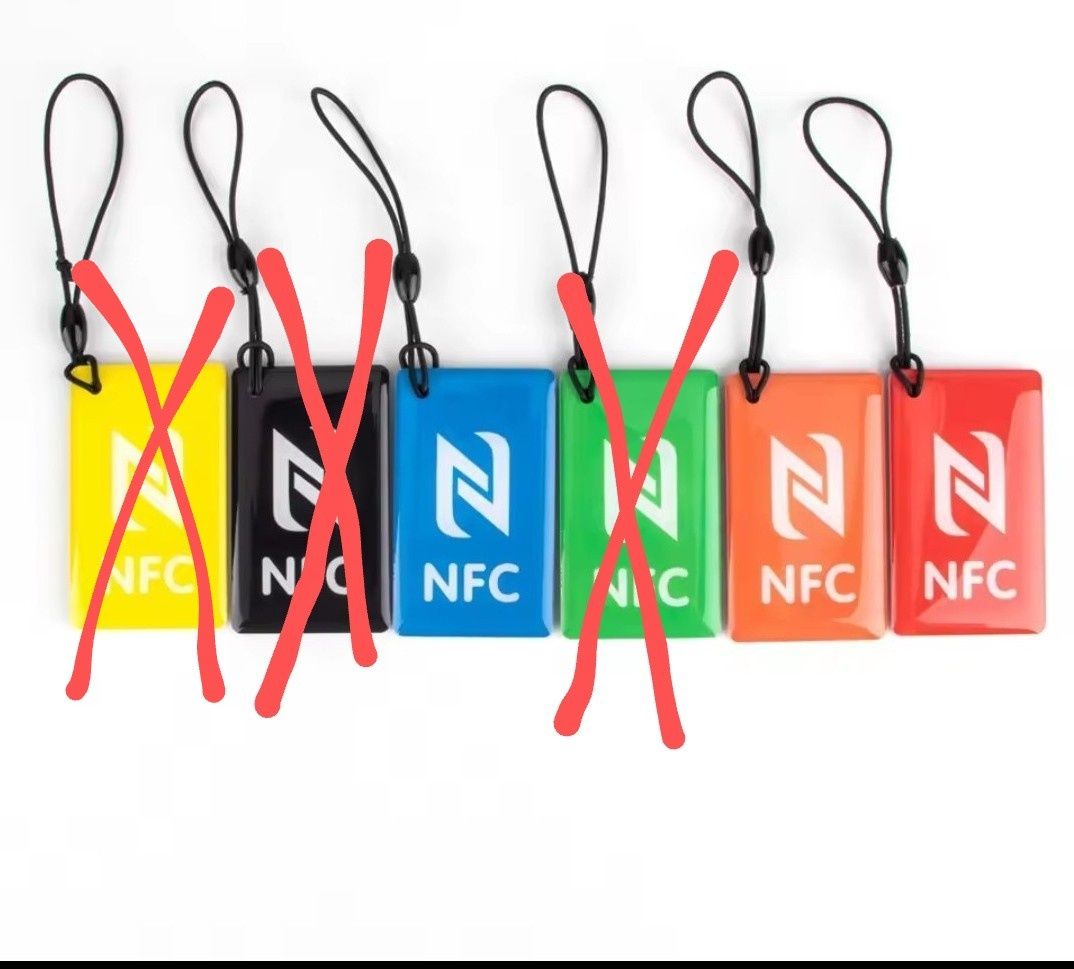 NFC брелок.нфс метка NTAG213 ISO 144байт 13.56МГ