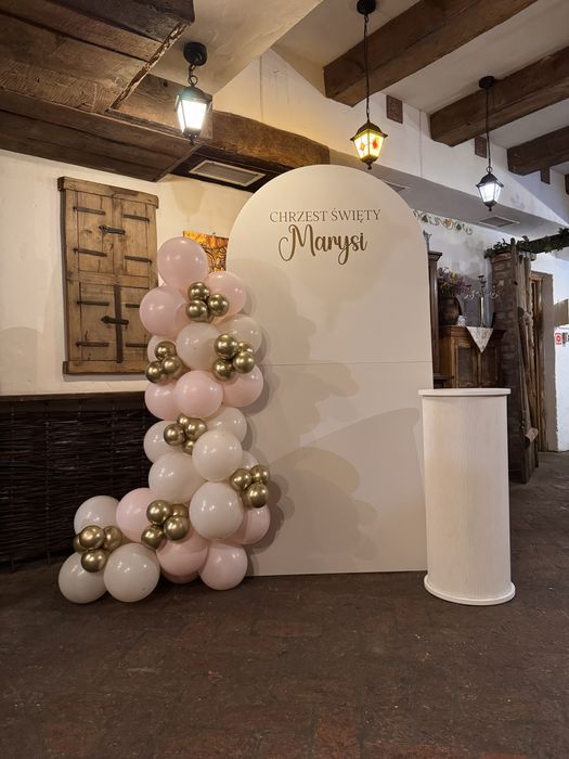 Ścianka balonowa- chrzest, urodziny i inne uroczystości