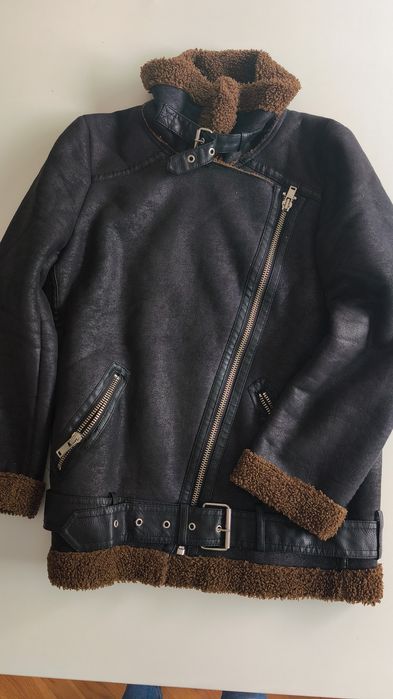 Vendo casaco de couro sintético Zara