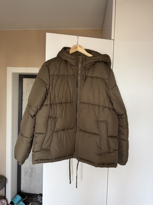 Куртка пуховик hm хакі