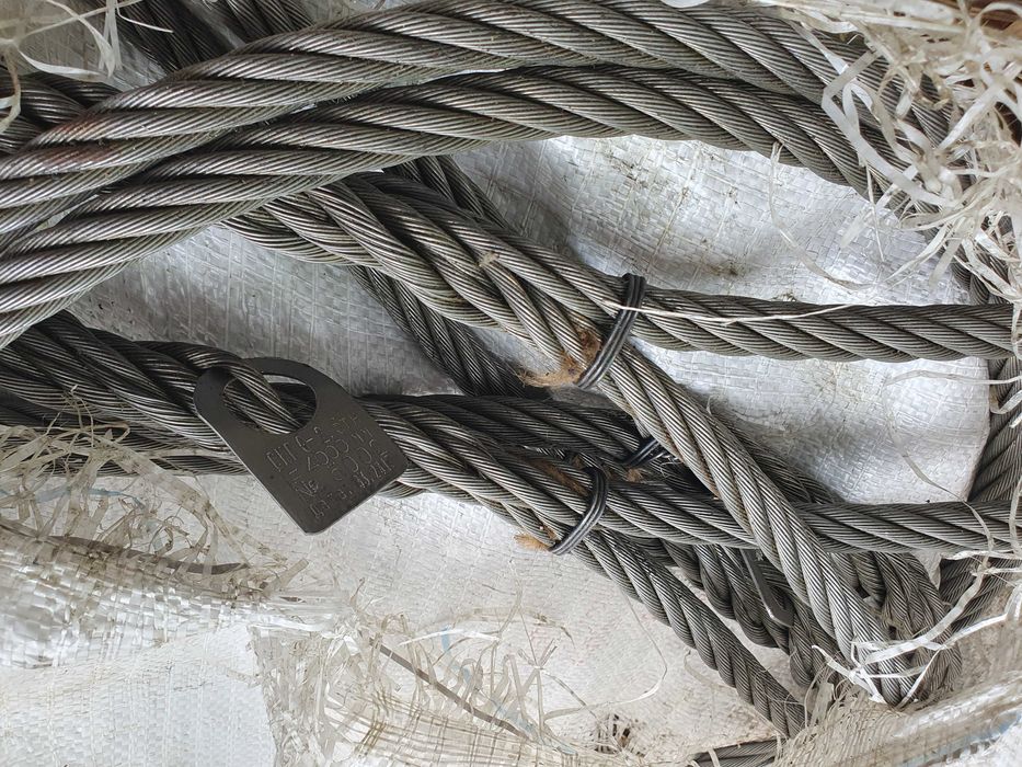 Строп канатний сталевий петлевий, чалка СКП 2,5т (1,25т) 4м пара