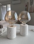 Dwie lampki IKEA LERSKIFFER razem z żarowkami