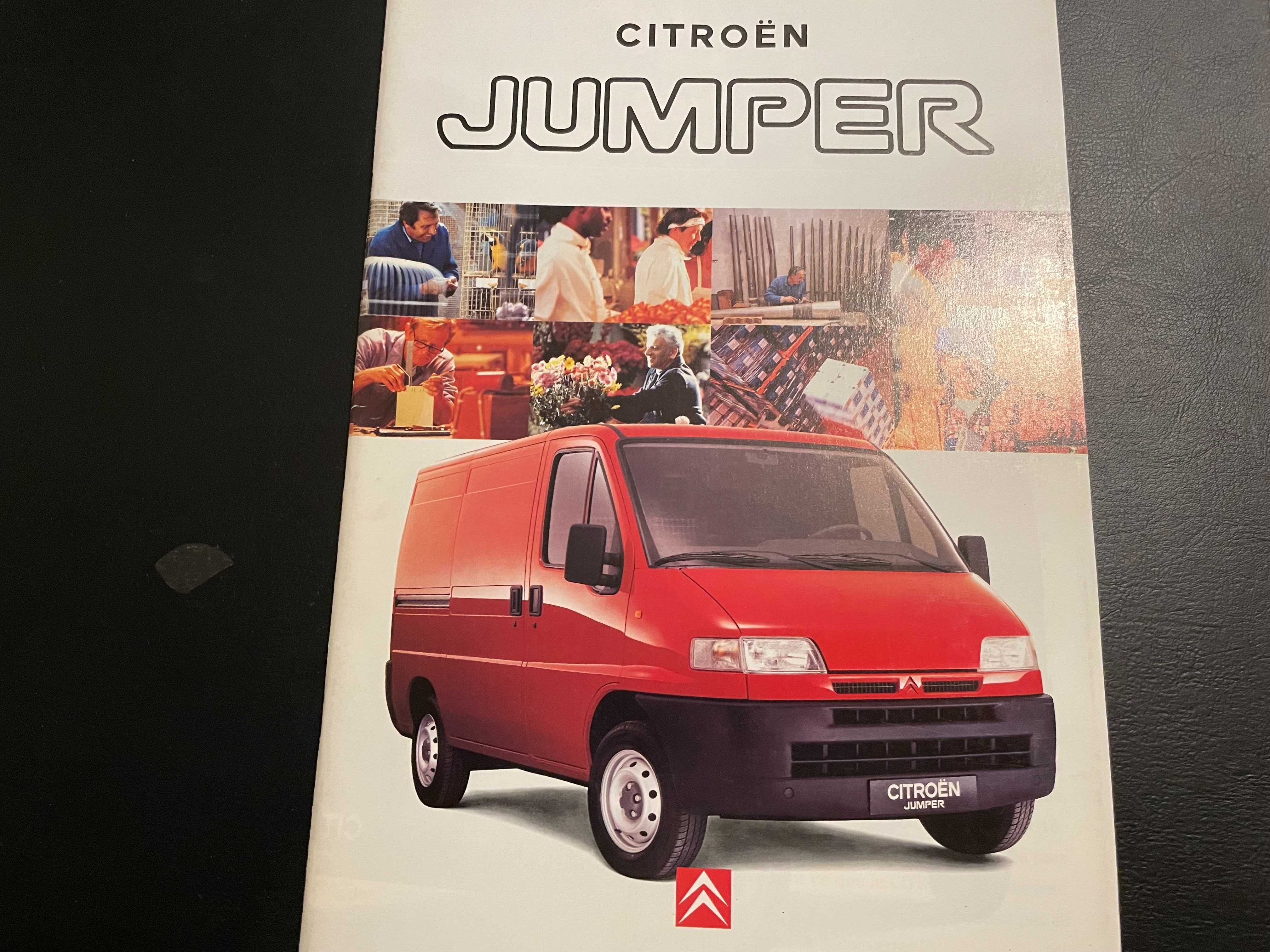 Katalog prospekt Citroen Jumper 1994 r. 38 stron