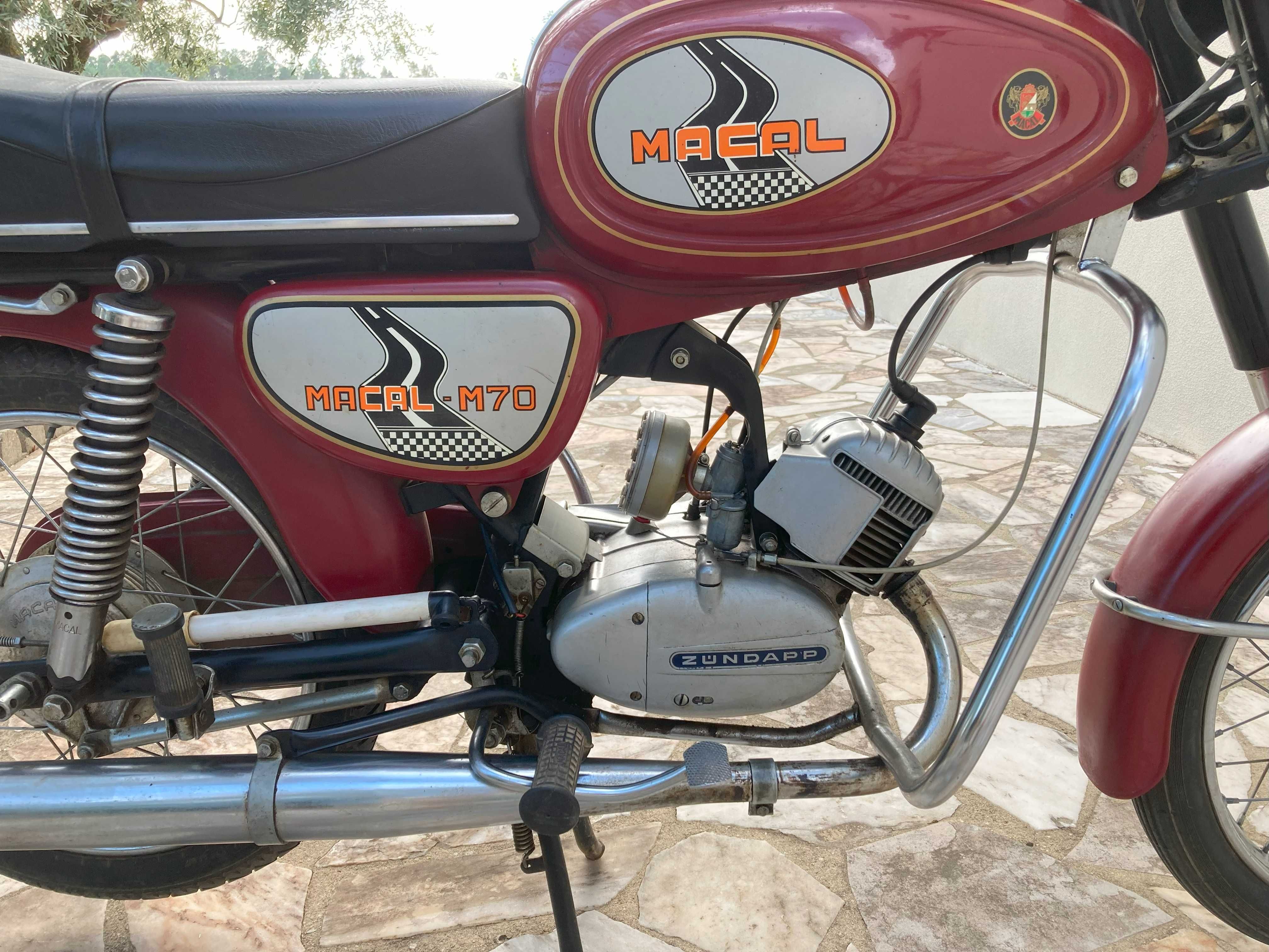 Macal M70 motorizada em primeira mão - Ano 1984 - Muito bom estado