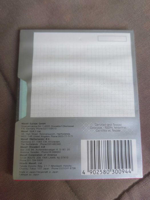disquette 3 polgadas nova selada