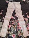 Wrangler białe spodnie jeansowe Molly W 28 L 34 jeansy
