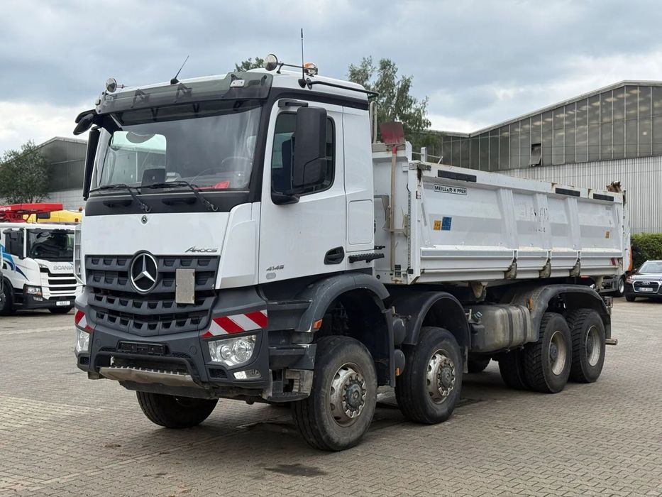 Mercedes-Benz AROCS 4145 8x8 EURO6 WYWROTKA TRÓJSTRONNA Z BORDATIKIEM  Wzorowy stan!