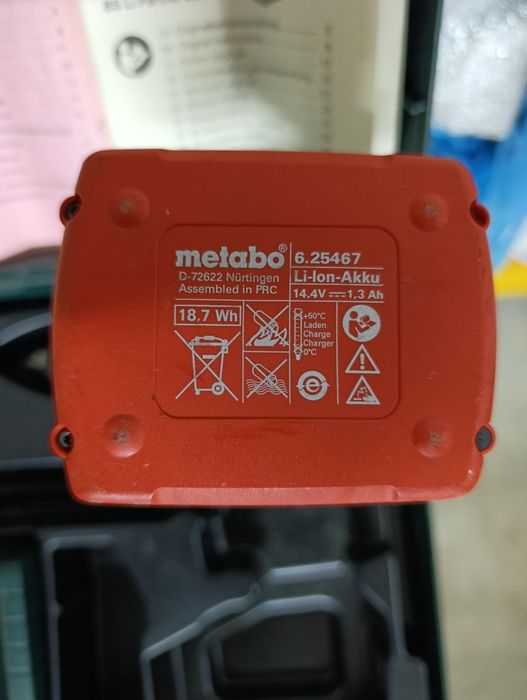 Акумуляторний дриль-шурупокрут Metabo BS 14.4 Li 1,3Аh, патрон 13 мм