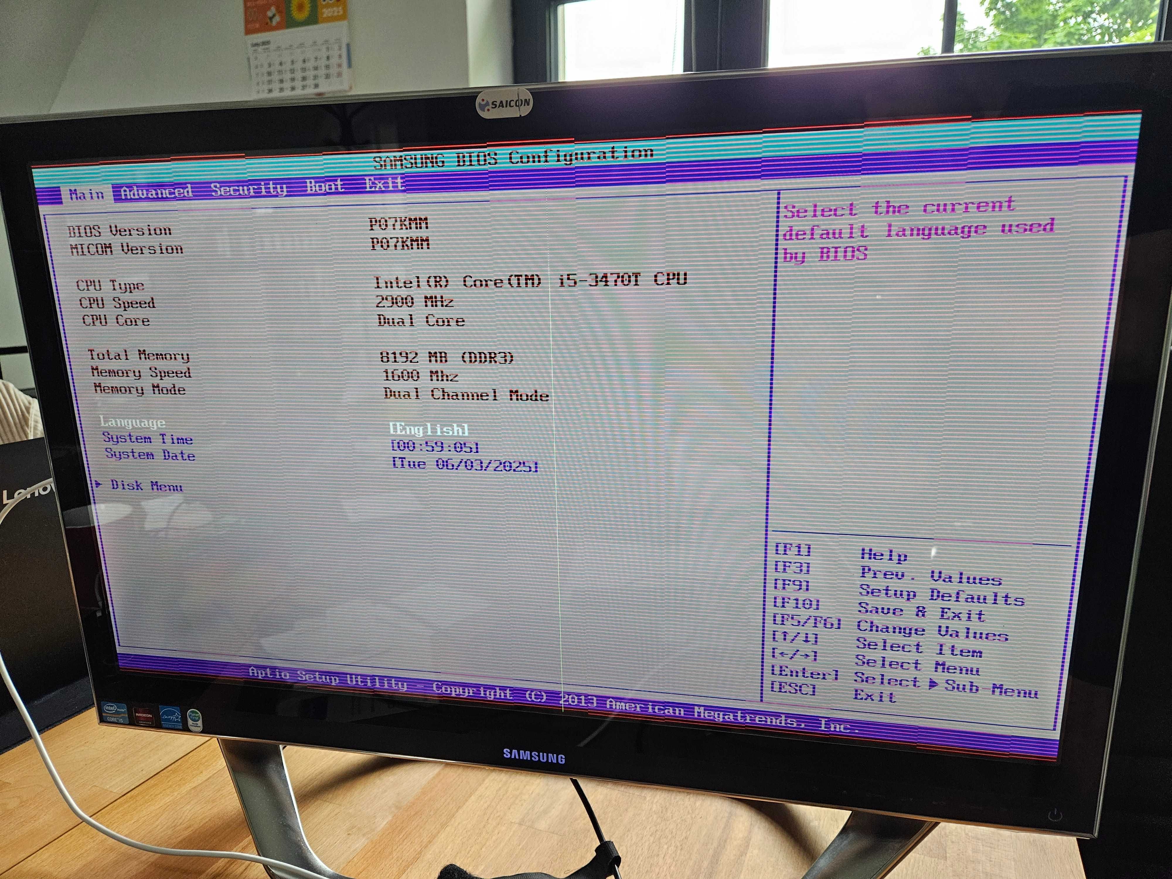 Samsung All In One, dysk 1TB, procesor Intel Core i5, klawiatura, mysz