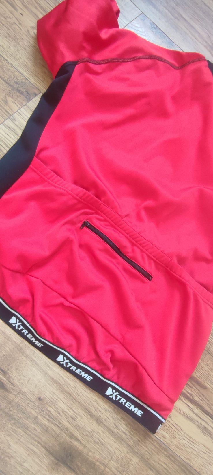 Bluza kolarska rowerowa damska XL Extreme czerwona sportowa