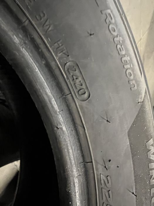 Opony zimowe 225/60/R17 Hankook Winter Icept Evo3 / 2020r - 2 sztuki