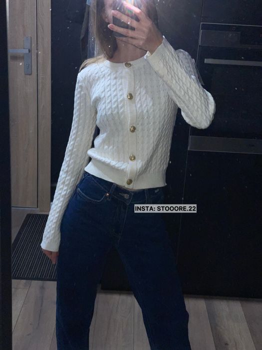 Кардиган H&M у стилі old money - в наявності S