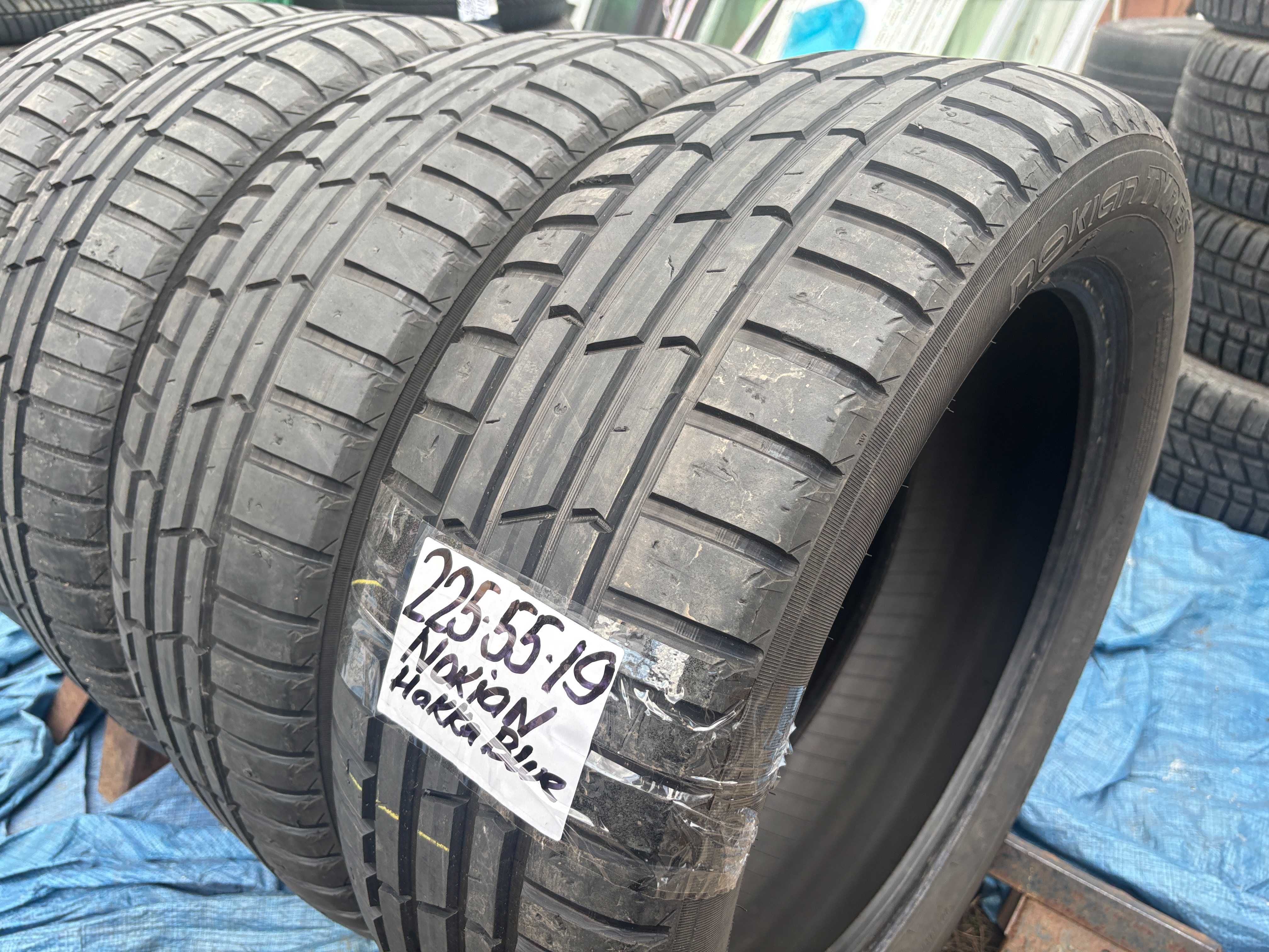 225-55-R19 NOKIAN HAKKA BLACK летняя резина 4штуки GERMANY 2023