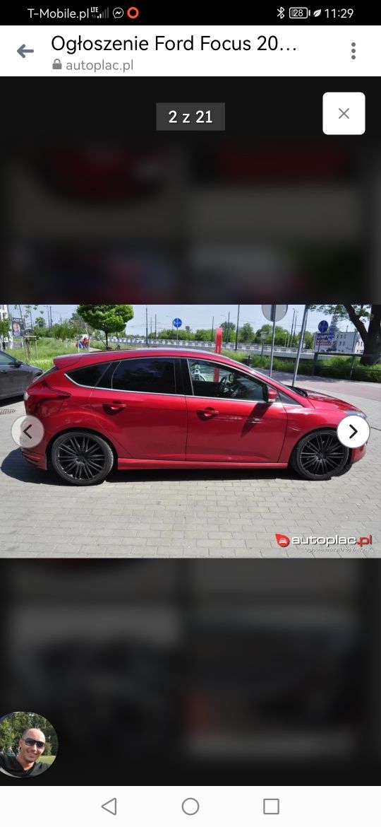 Ford Focus 1.6, 2011r, 150KM