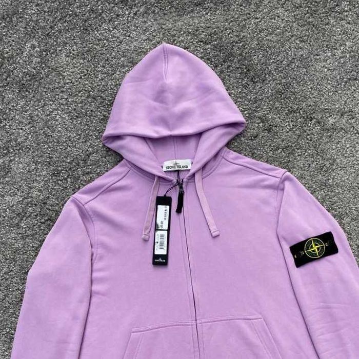 Зіп-худі Stone Island PURPLE зип-худи ліловий Стон Айленд