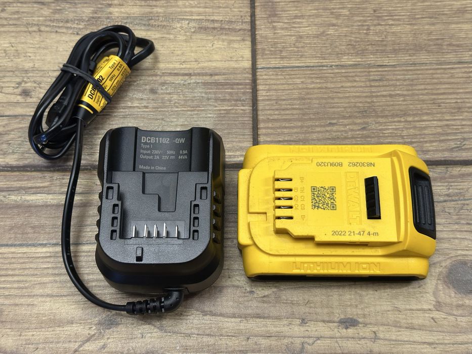 Zestaw DeWalt bateria akumulator 2,0Ah | ładowarka DCB1102