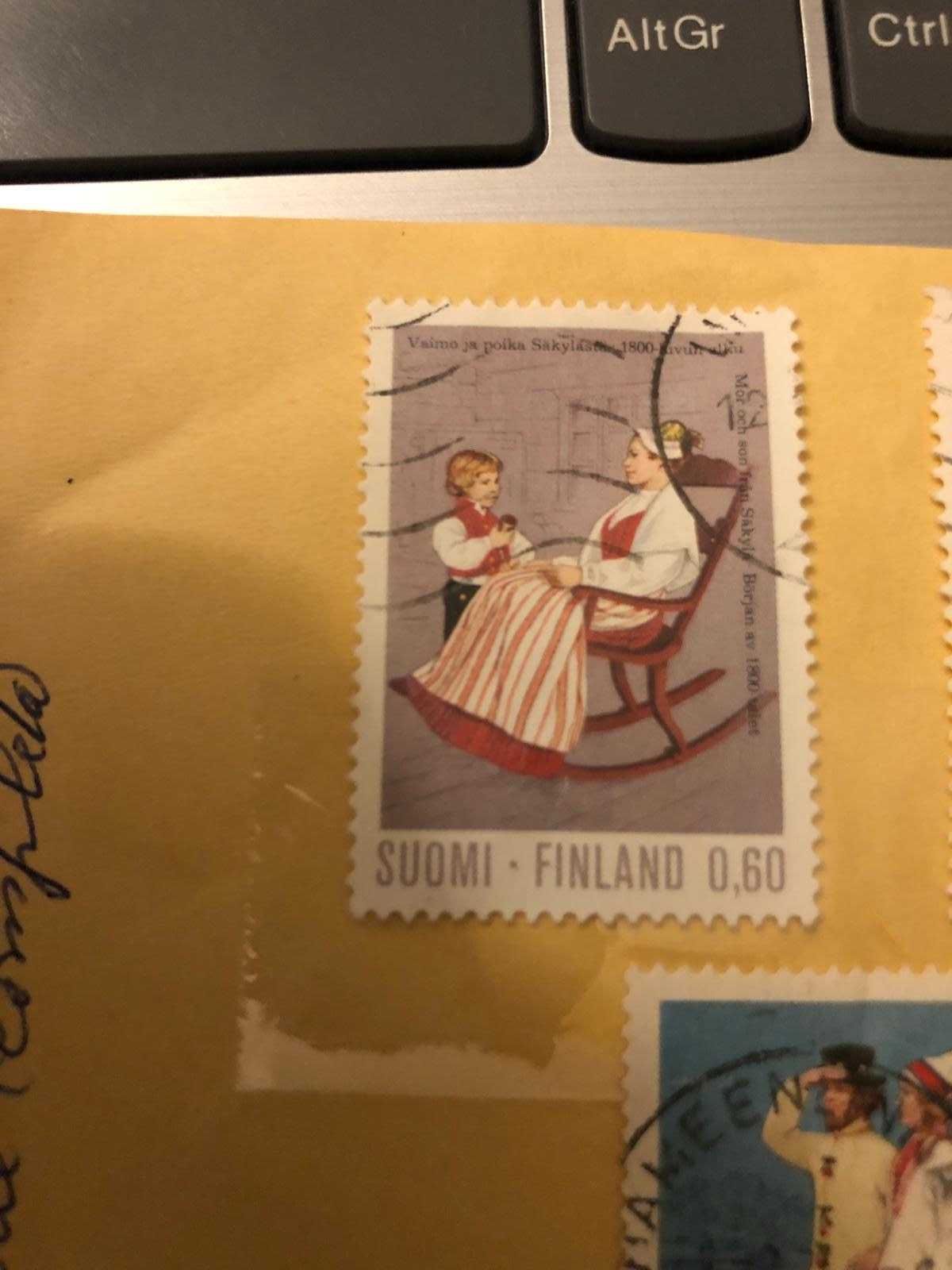 Costumes of Finland, 5 stamps, Stamp of Finland - 1973
