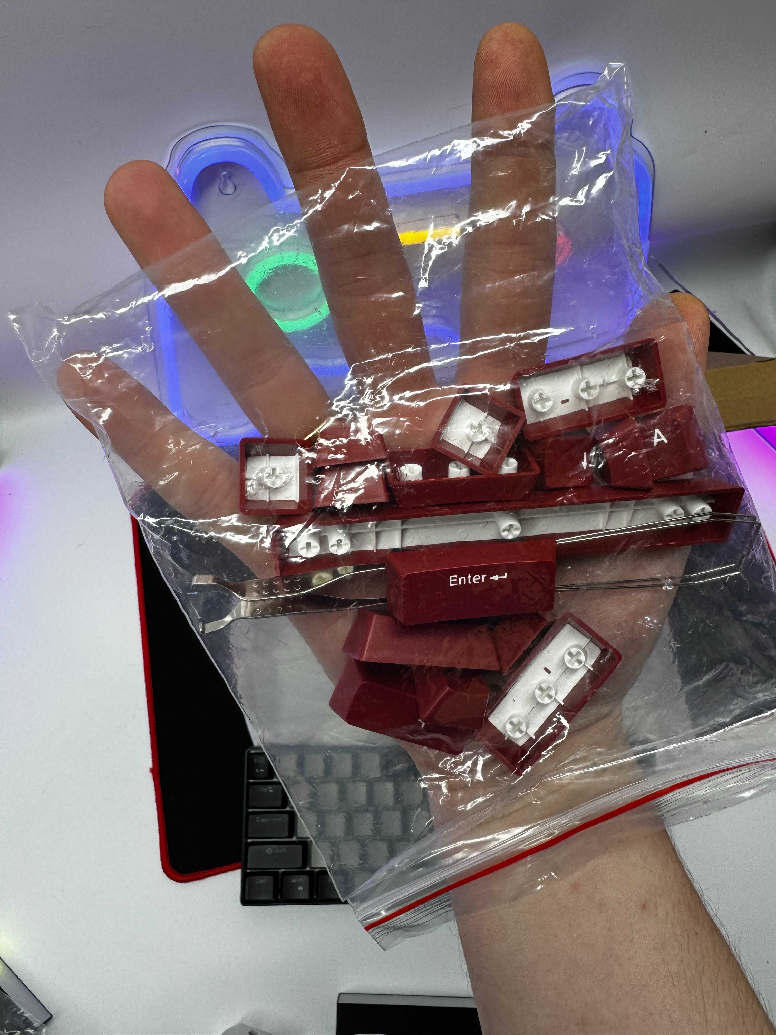 Механічна ігрова клавіатура MageGee 60%, дротова mk star 61 Compact