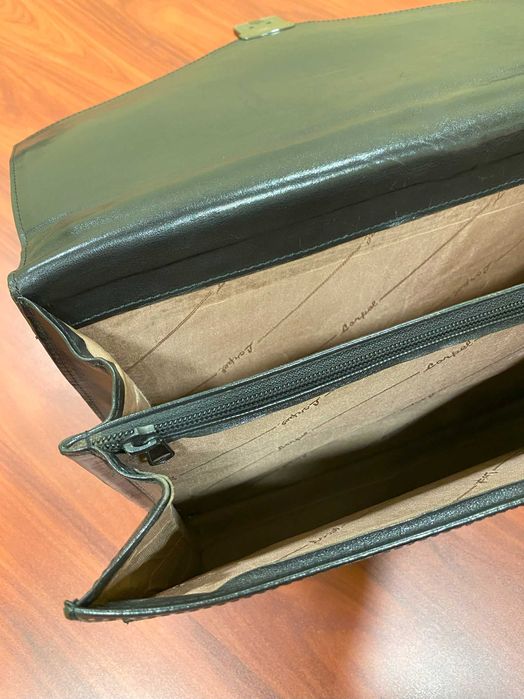 Mala de cabedal vintage LORPEL