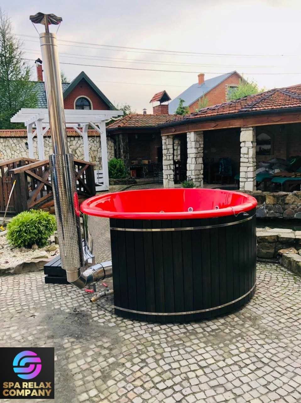 Виробники чанів джакузі. Басейн Гаряча бочка Купель на дрова