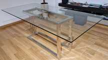 Antarte: Mesa de vidro com cadeiras
