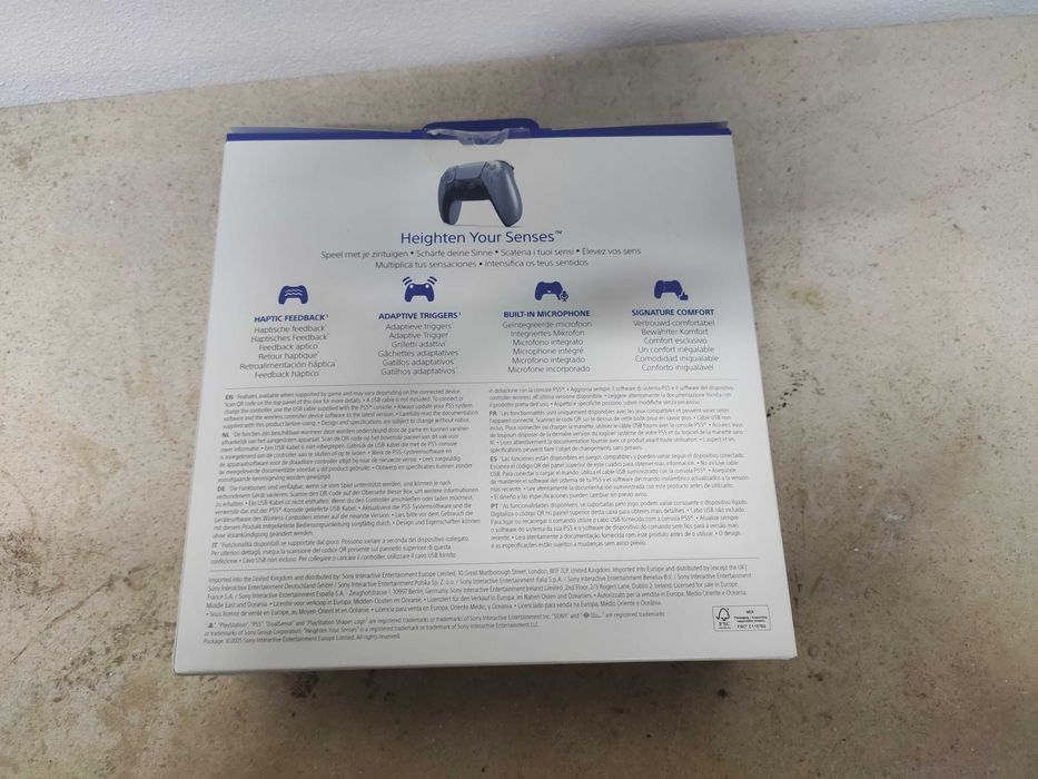 Comando Dualsense Silver PS5 novo com garantia