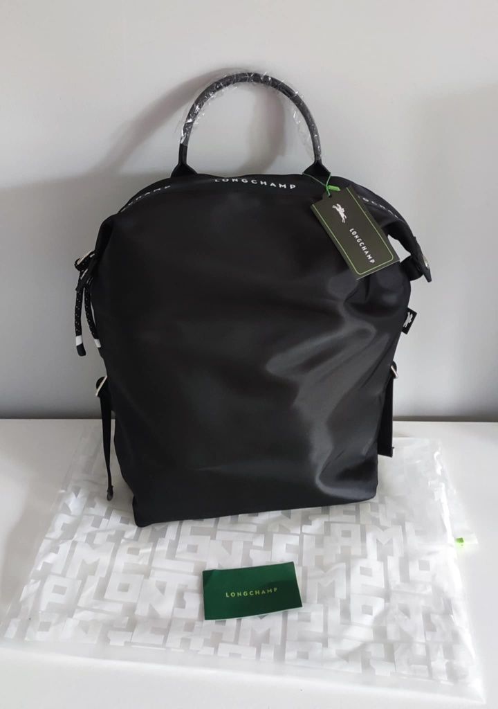 Czarny plecak LONGCHAMP Nowy