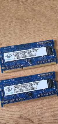 2x2 GB DDR3 sodimm nanya