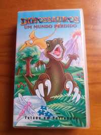 VHS Dinossauros-Um mundo perdido