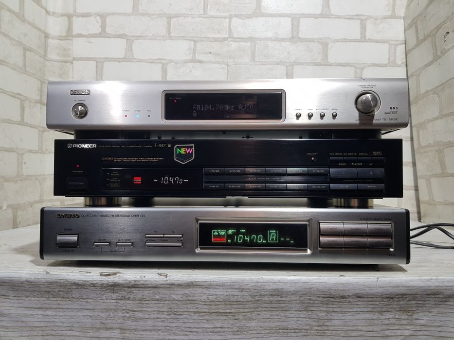 Стерео FM/AM тюнер ONKYO, DENON, PIONEER, б/у з Німеччини