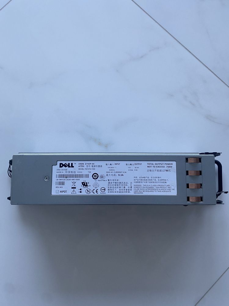 Блок живлення для сервера DELL 750w Z750P-00(7001072-Y000)