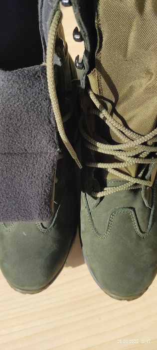 Тактические зимние ботинки / утеплённые на флисе  (olive)