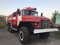 Пожарная машина, пожежний автомобіль Урал