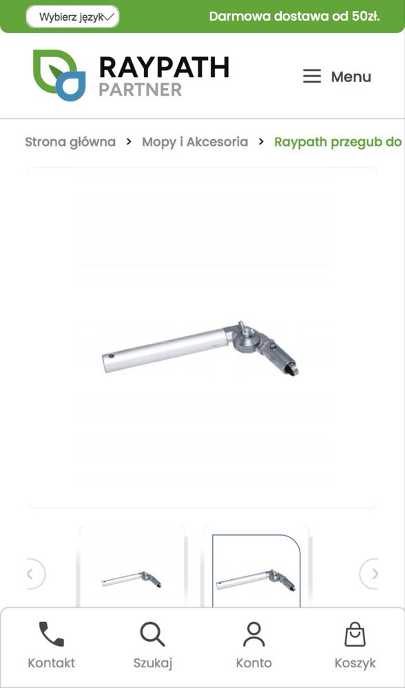 Przeguby do ekspresu raypath