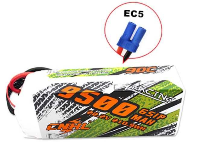 Акумулятор  дрона CNHL Racing Series 9500mAh 22.2V 6S 90C Lipo Battery