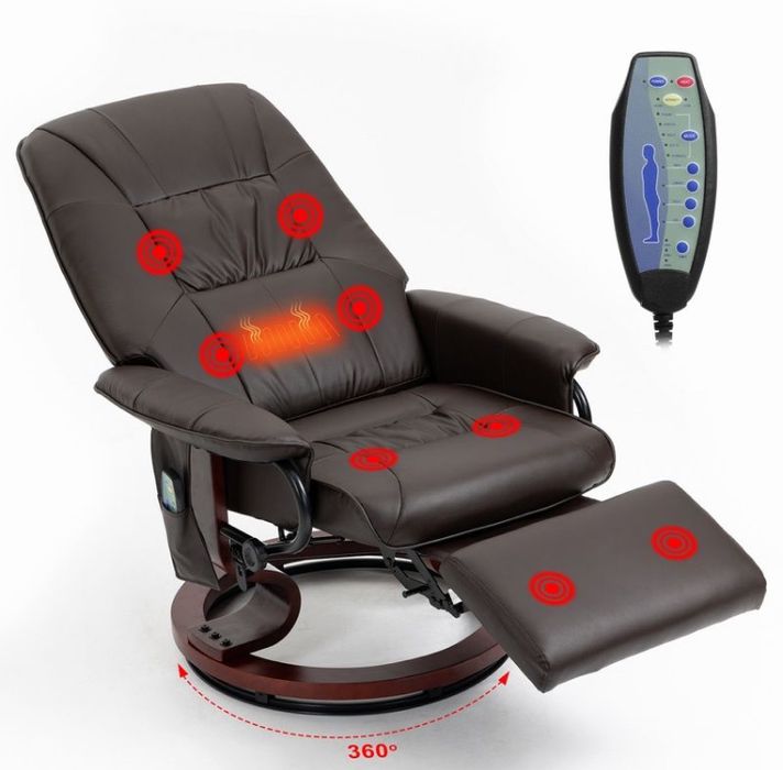 Fotel z funkcją masażu