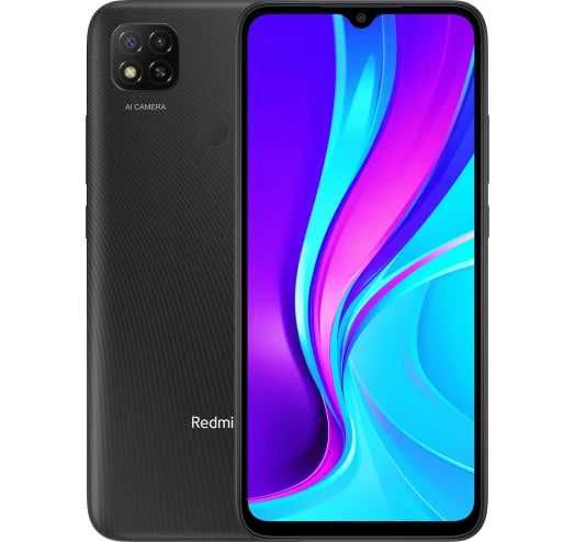 Смартфон Xiaomi Redmi 9c 3/64 ГБ Midnight Gray 6.53"  2 SIM 5000 mAh