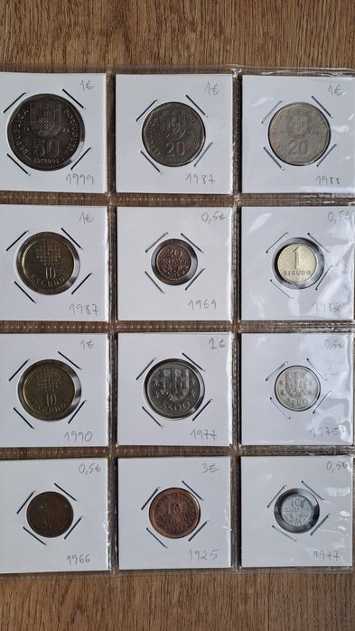 Lote de Moedas da República Portuguesa (1925 a 1999)