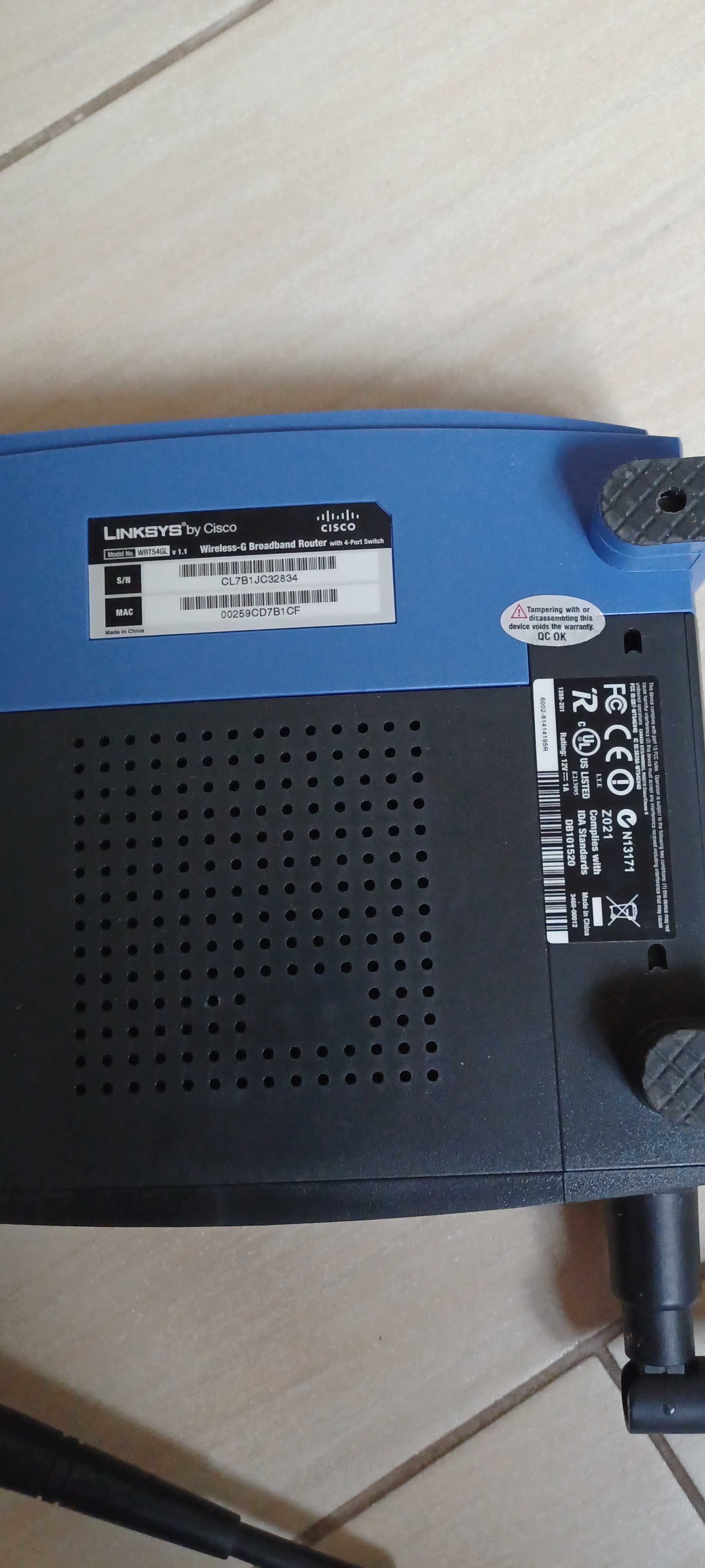 Sprzedam router Cisco Linksys WRT54gl