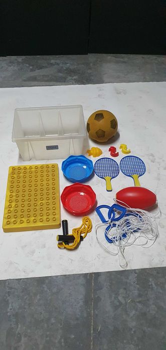 Jogos de praia com caixa